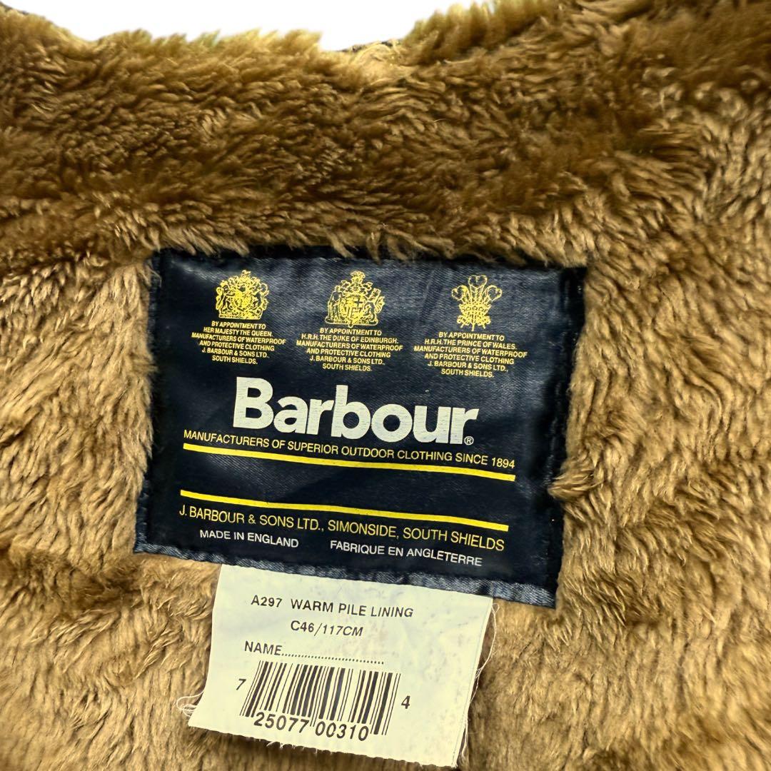 #109 90s〜00s Barbour 英国製　ファーライナー 3クラウン