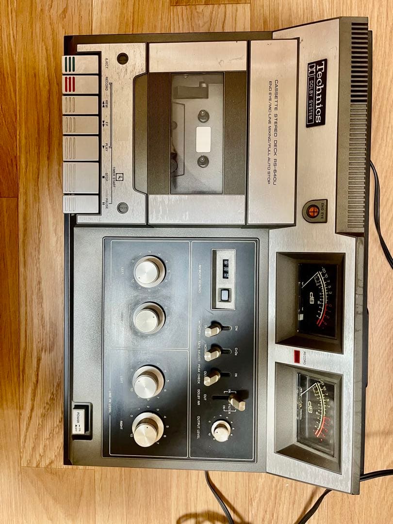 Technics カセットデッキ シルバー