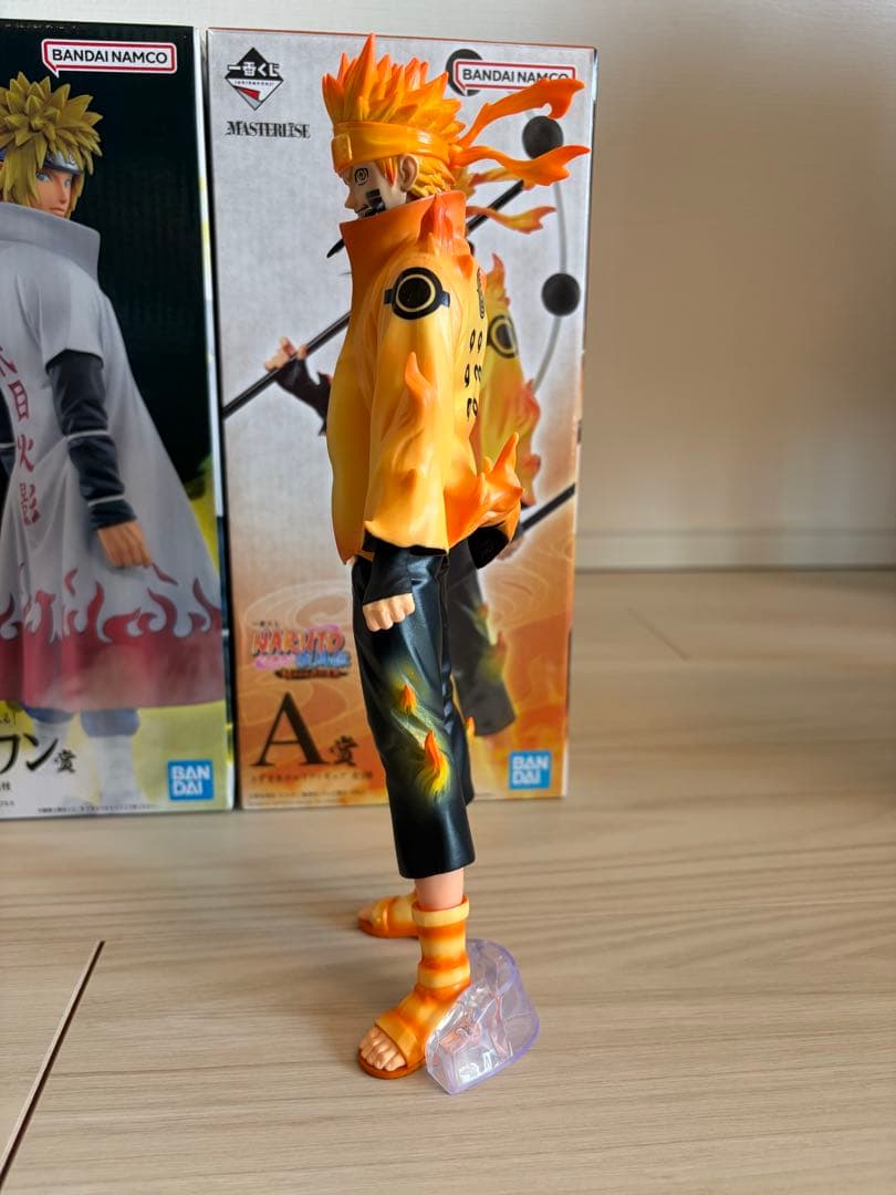 A賞　ナルト 六道仙人　B賞　サスケ　写輪眼&輪廻眼ver ミナト空箱　一番くじ