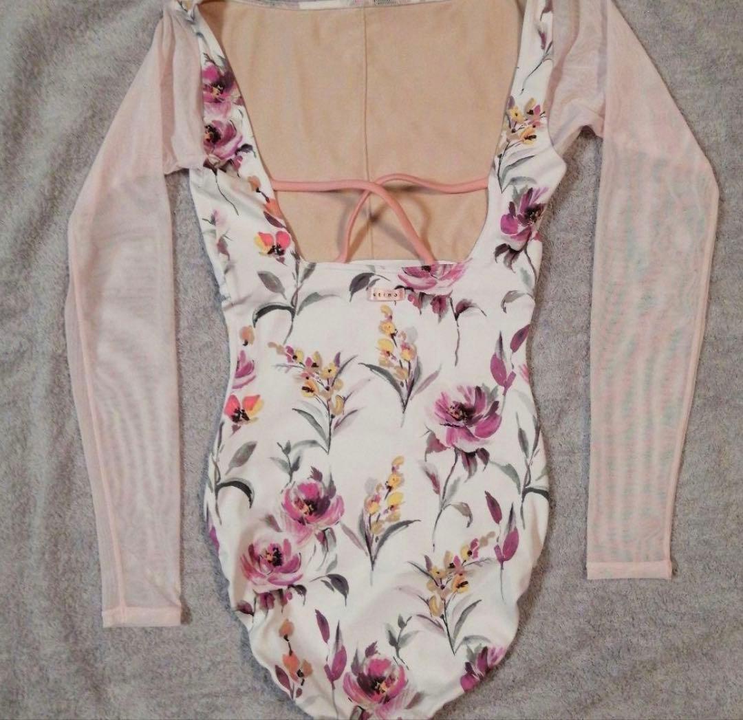 stina 花柄 長袖 レオタード　O type