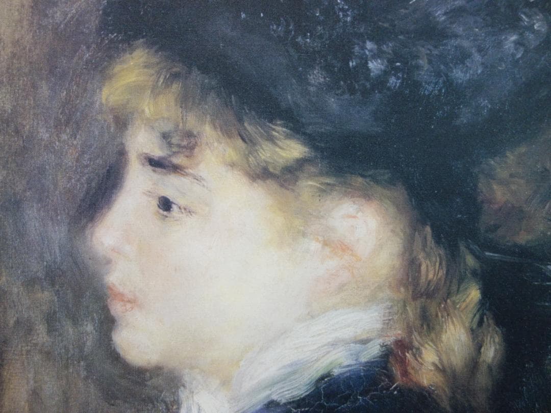 M▽ルノワール ルノアール 複製画 額縁 モデル マルゴの肖像 (37913)