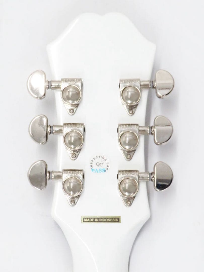 epiphone hummingbird white ハードケース付き未使用難有