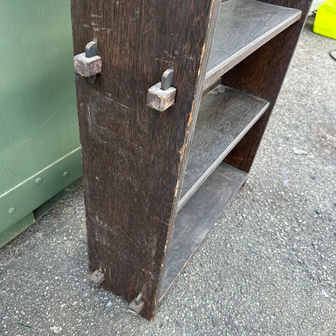 ほとんど送料‼️ヴィンテージ　杭どめ　書棚　棚ディスプレイに！シューズラックに！