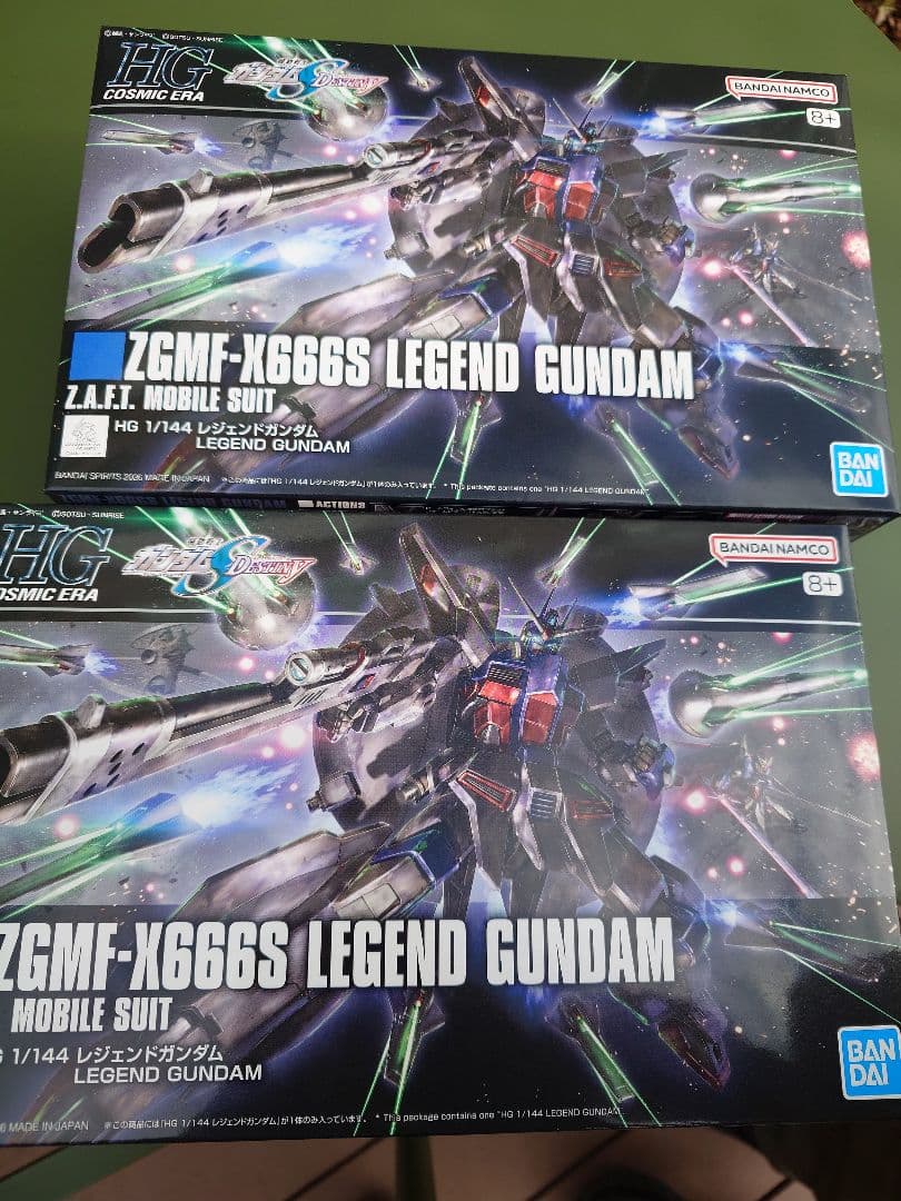 HG 1/144 ZGFM-X666S LEGEND GUNDAM　2コセット