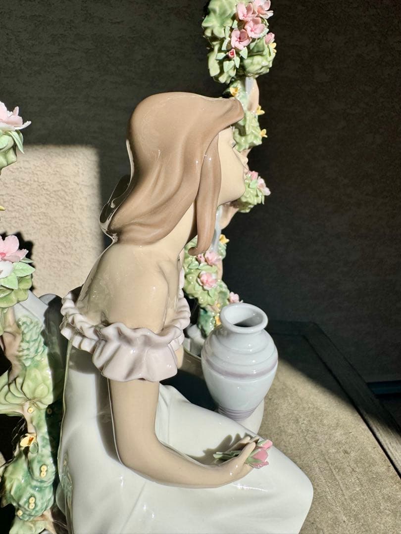 【51.5万円】リヤドロLLADRO 「陽だまりの中で」綺麗！