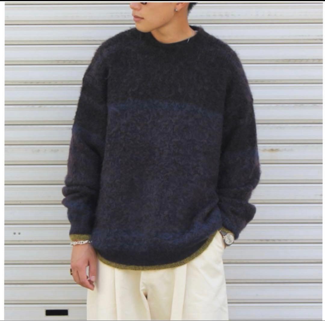 YOKEモヘアクルーネックセーター(ニット)