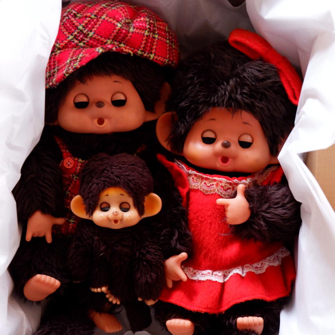 モンチッチ ダイスケちゃん 大型 スリープアイ 希少男女ペア＋まごころモンチッチ