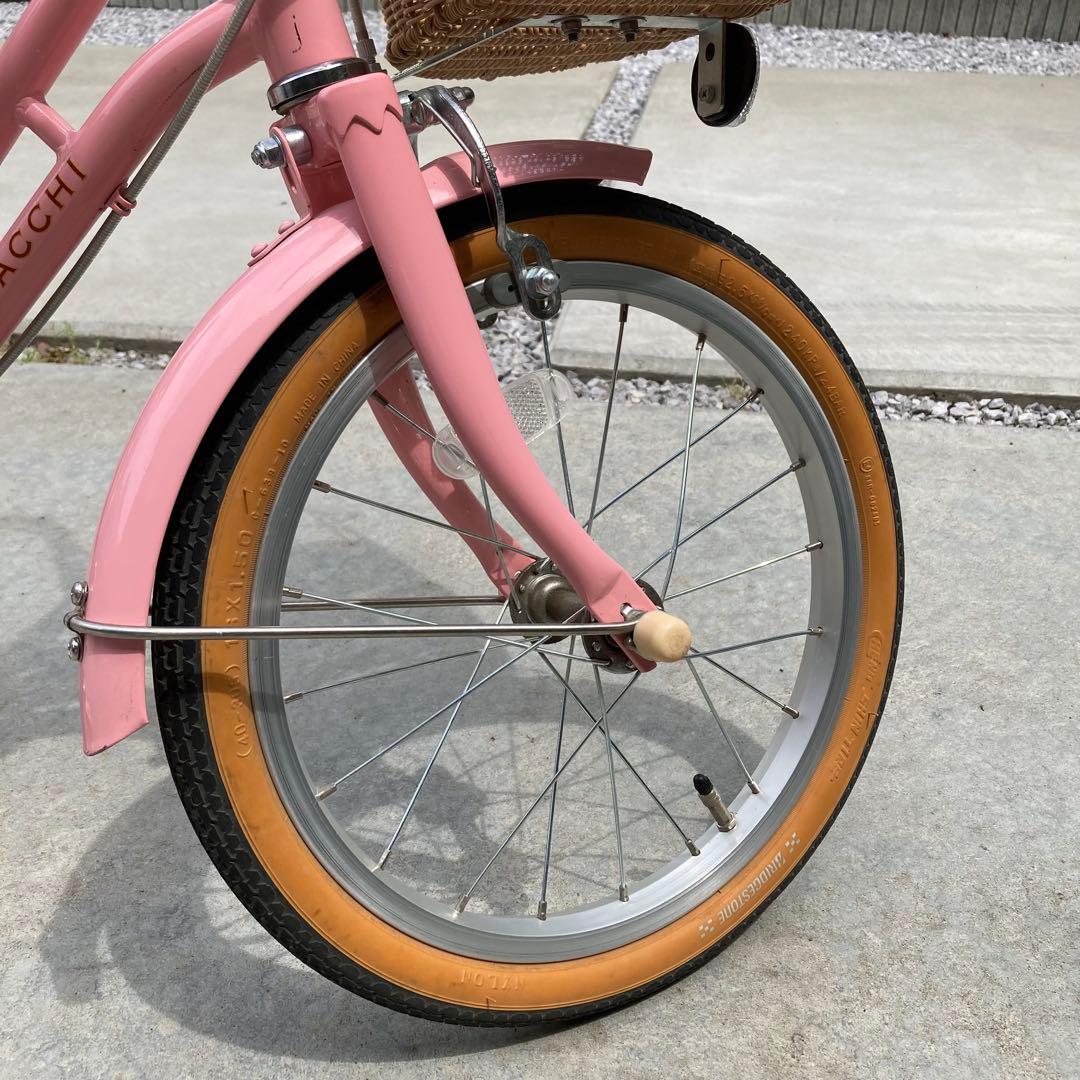 【引取限定】16インチ　キッズ自転車　ブリヂストン　ピンク　HACCHI ハッチ