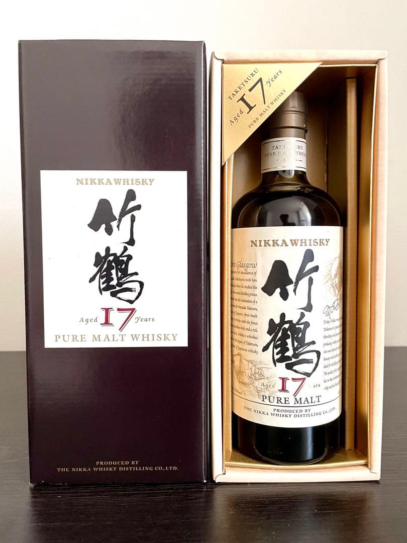 タイームセール 竹鶴 17年　700ml　43%　専用箱　ピュアモルト　ニッカ