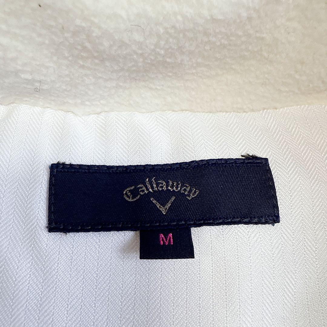 【キャロウェイ】美品 セットアップ ダウン ホワイト Mサイズ レディース