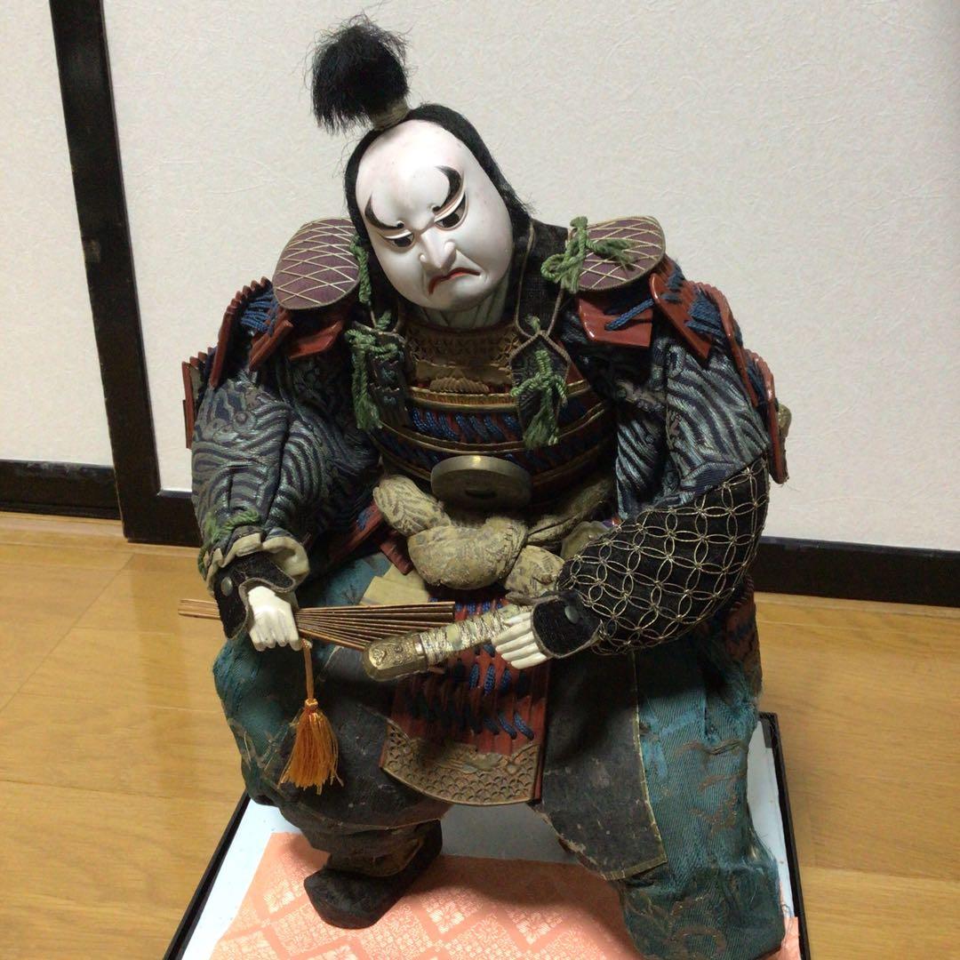 武者人形　五月人形　加藤清正　骨董　アンティーク　江戸　明治　武士　武将　侍