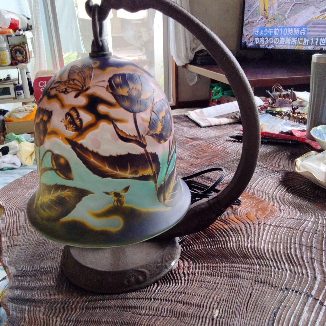 エミール　ガレ風吊りランブ