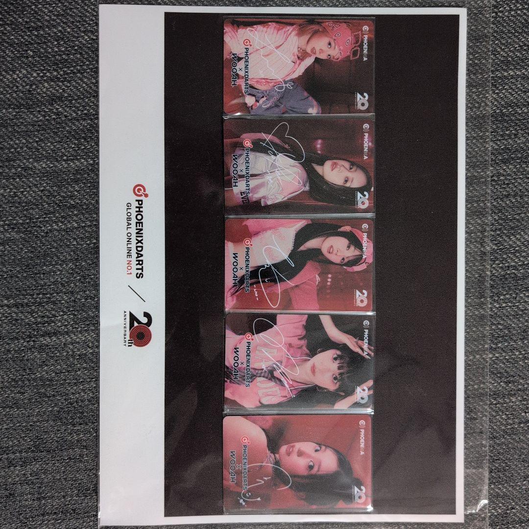 PHOENIXDARTS x WOOAH PHOENicAカード 5枚セット