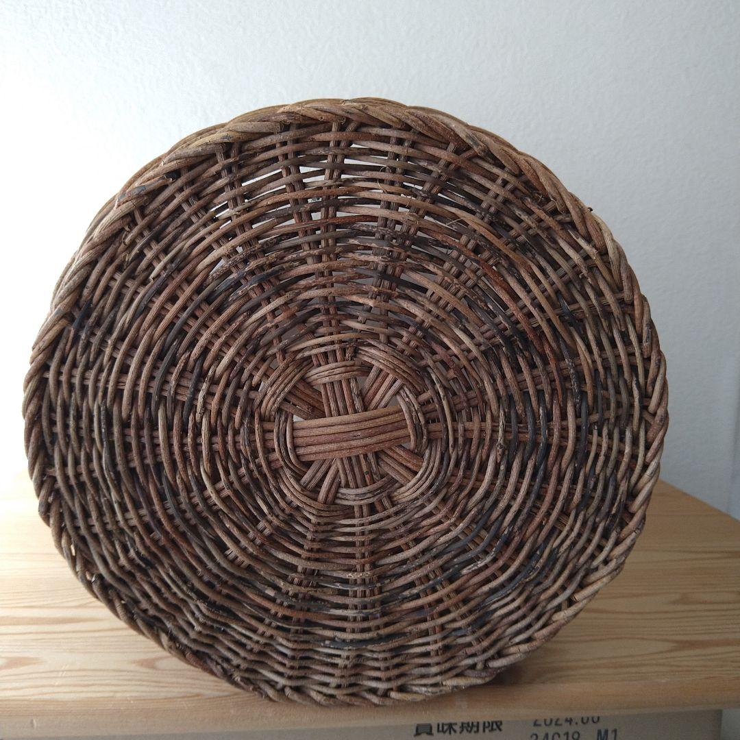 あけび アケビ かご ごみ箱 鉢カバー 巻物立て