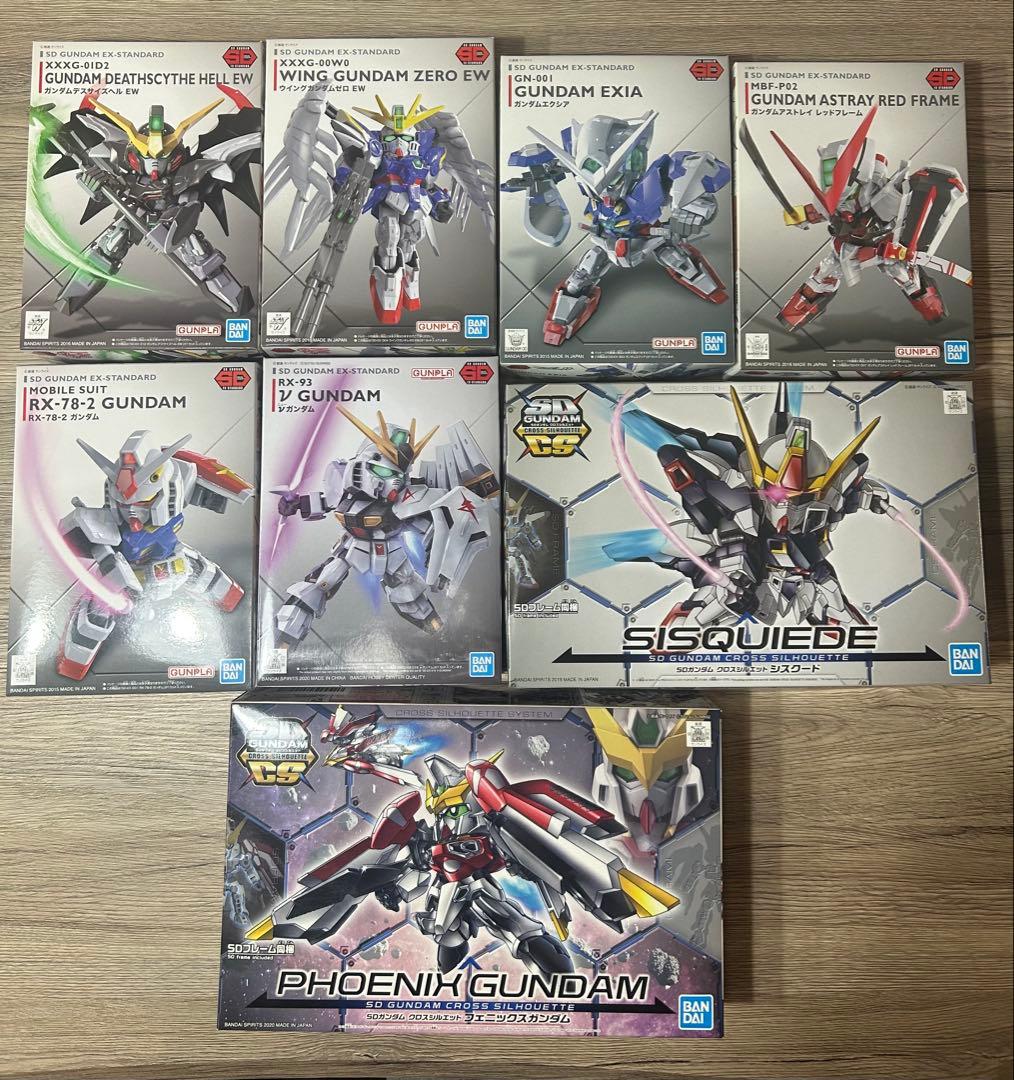 SDガンダムフェニックスガンダムその他 8体セット
