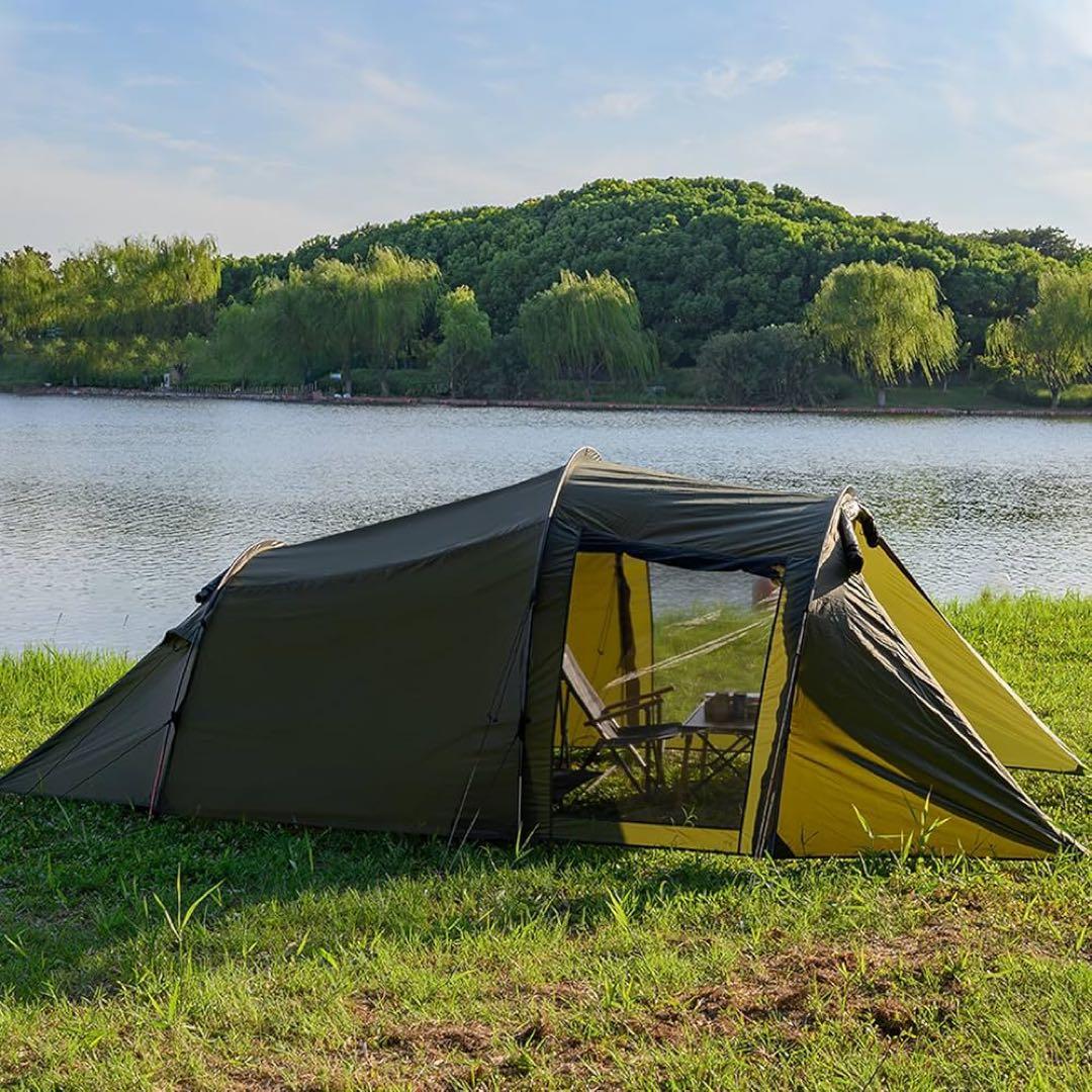 TOMOUNT トンネルテント ソロ用 2ルームテント