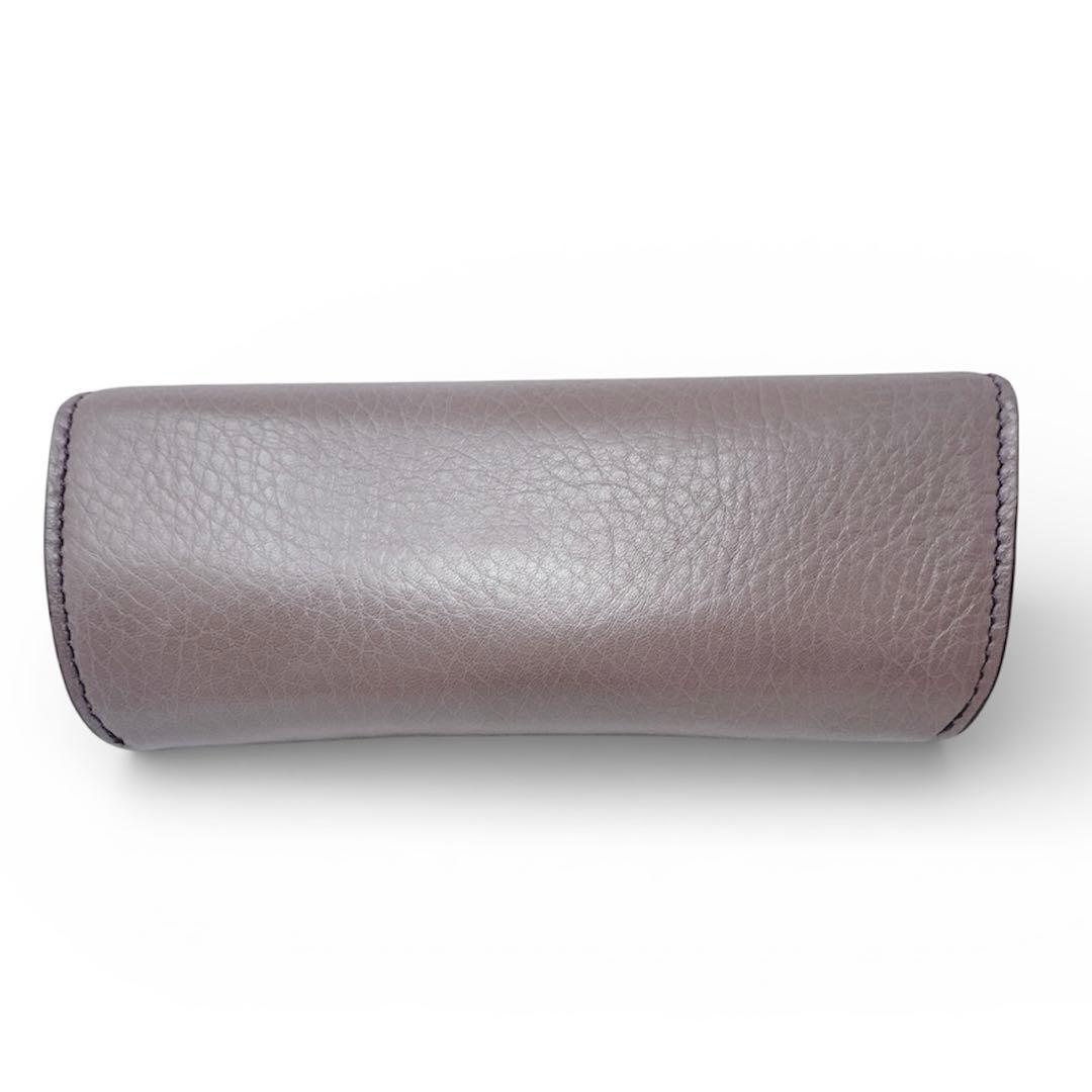 極美品 HIROFU ヒロフ レザー メガネケース 眼鏡ケース