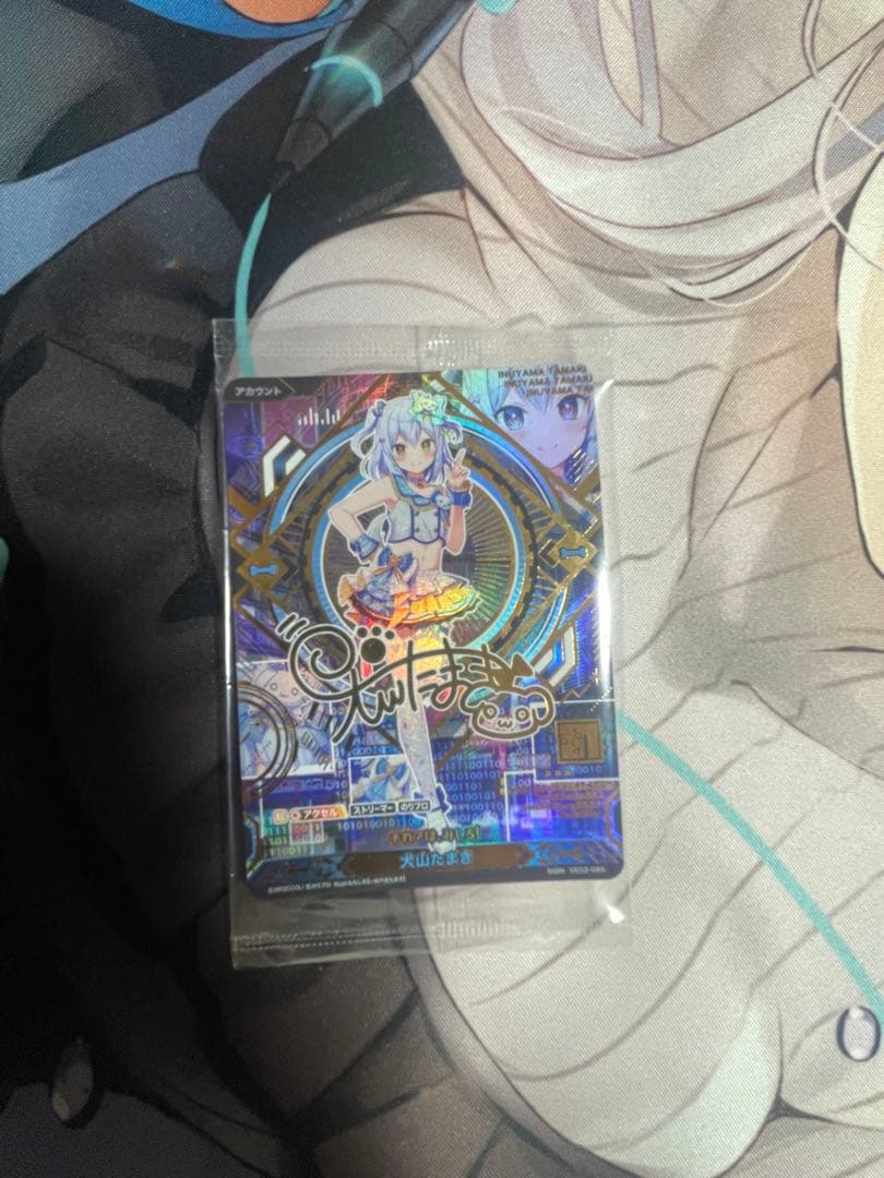 vividz　ビビッヅ　のりプロ　犬山たまき　カードガチャ限定版　サイン