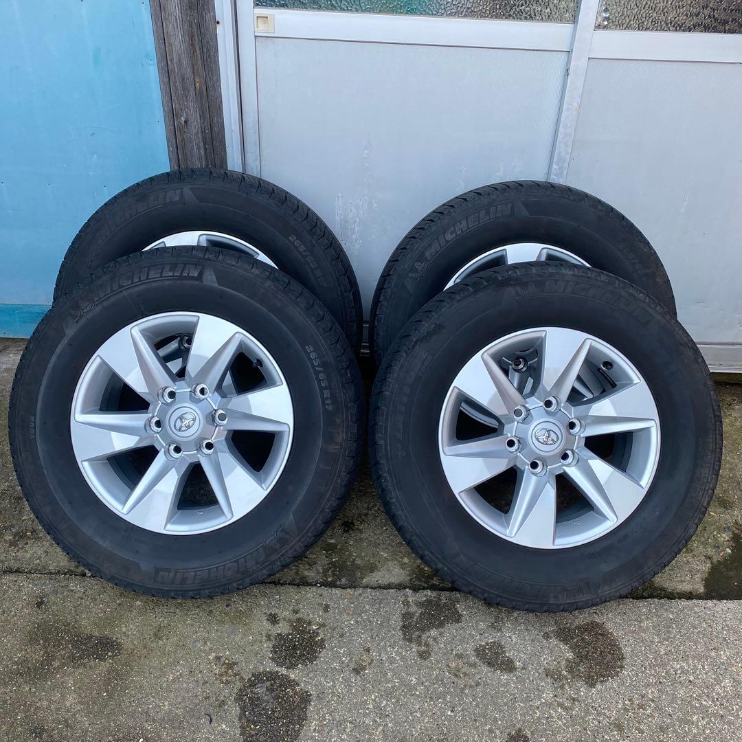 プラド150後期　純正夏タイヤホイールセット