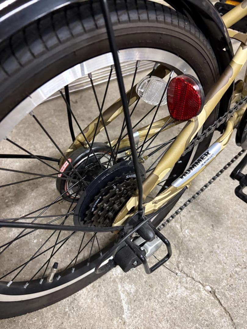 美品 HUMMER FDB206TANK-G ミリタリー ベージュ系 限定カラー