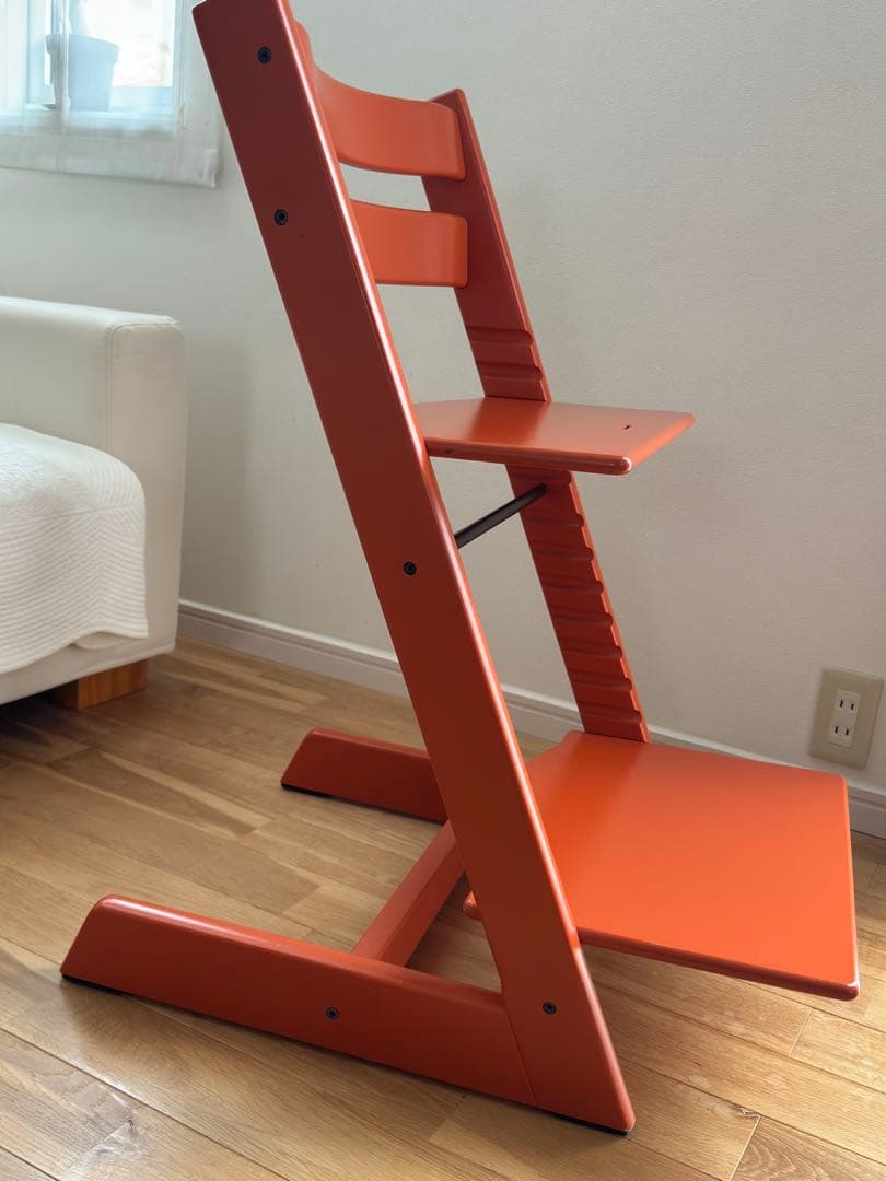 STOKKE ストッケ トリップトラップ ベビーチェア シリアル6 オレンジ色