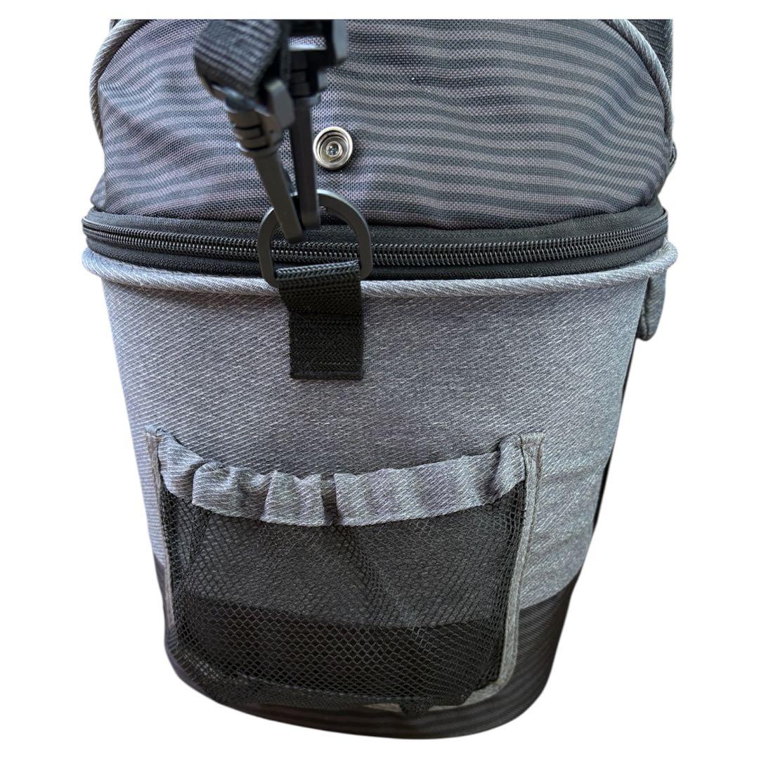 Richell ペット用カート キャリーカート グレー 折りたたみ式 箱付き