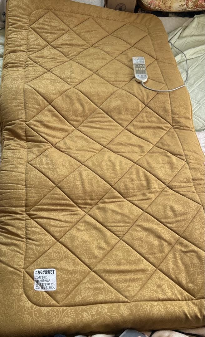 エクセルヒューマン 電気毛布 シングル ゴールド　EMいちばん
