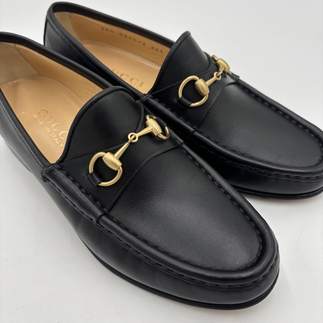 GUCCI グッチ ホースビット レザー ローファー 36 1/2 約23,5㎝