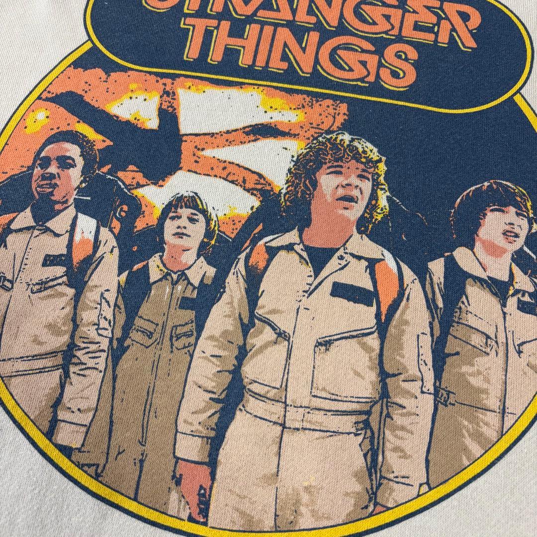 ストレンジャーシングス ラグランスウェット　XLサイズ　ゴーストバスターズ 古着