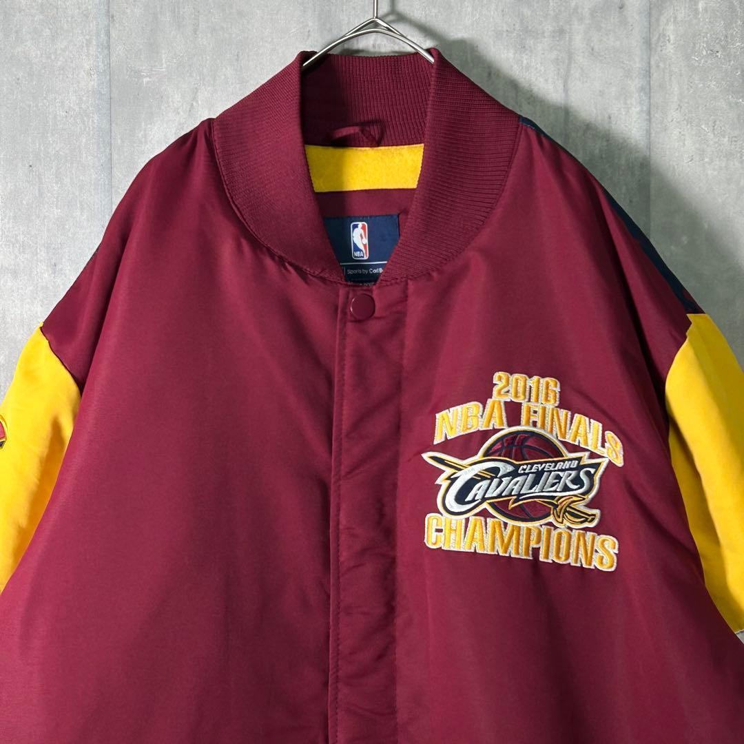 極美品 NBA キャバリアーズ 2016 チャンピオン記念 スタジャン ブルゾン