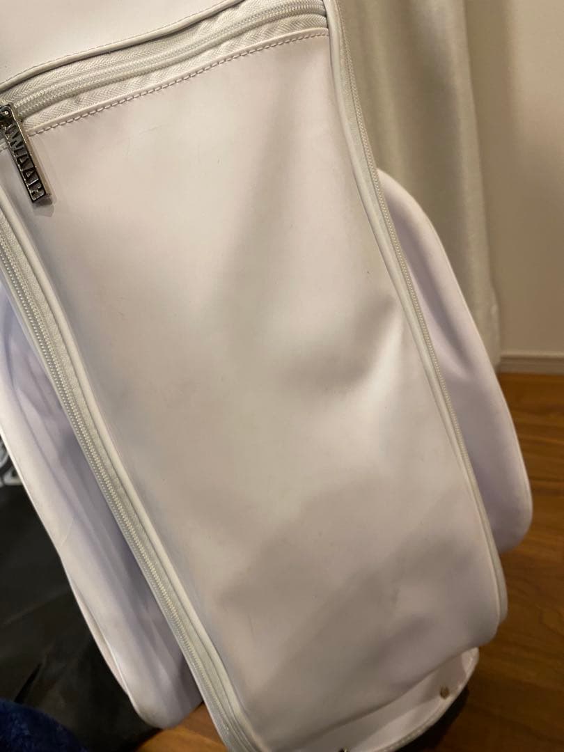 WAAC ホワイト キャディバッグとカートバック