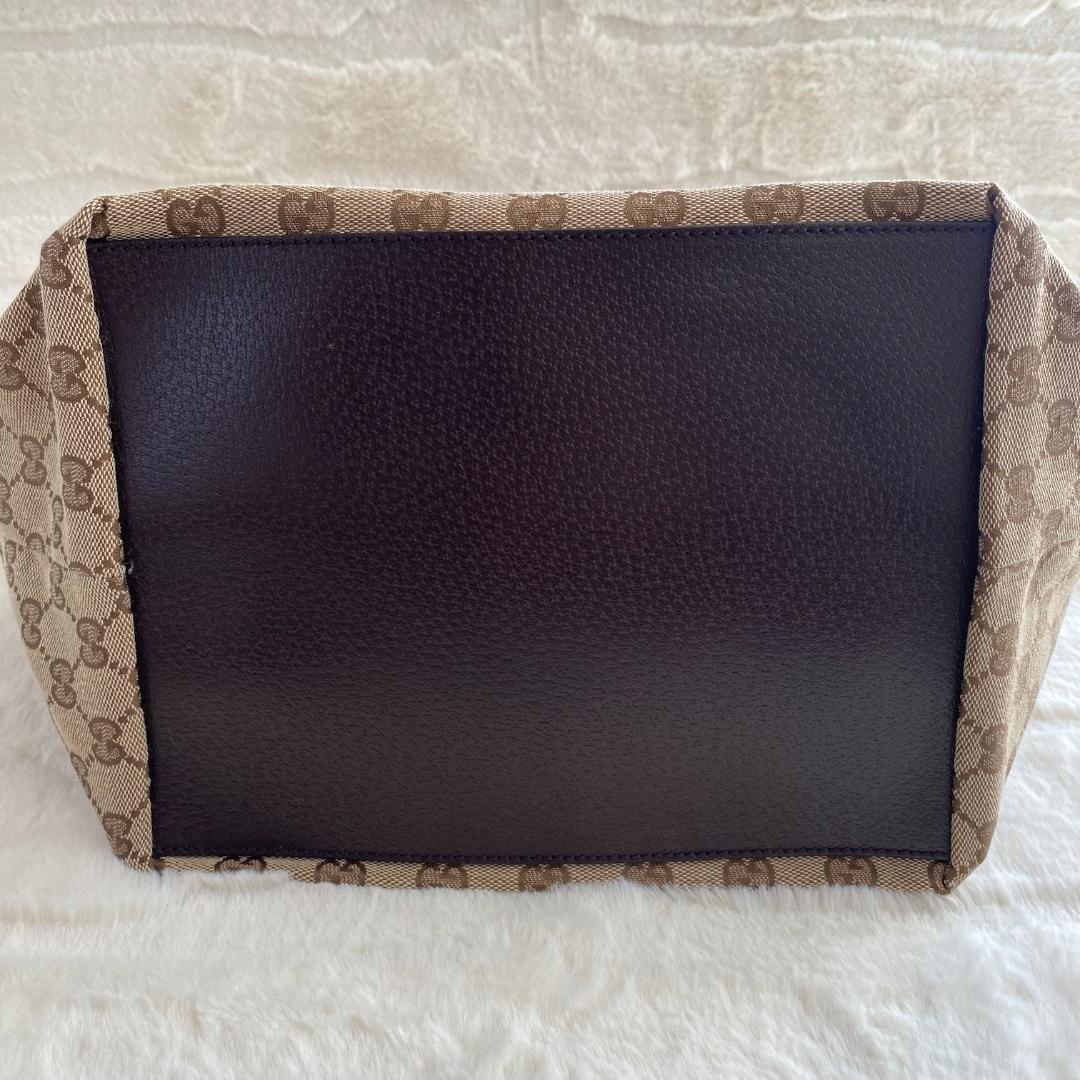 GUCCI シェリーラインGG柄 キャンバス トートバッグ ブラウン 人気モデル