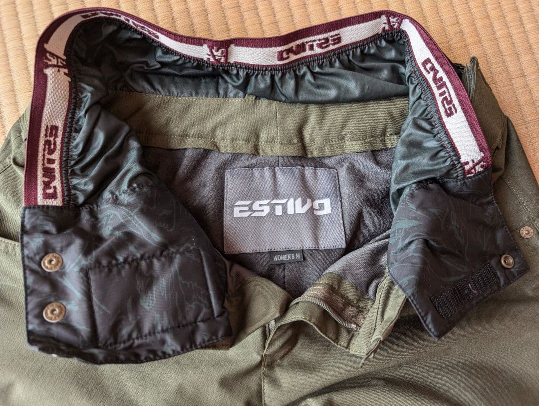 ESTIVO エスティボ スキーウェア 上下セット M スノボ