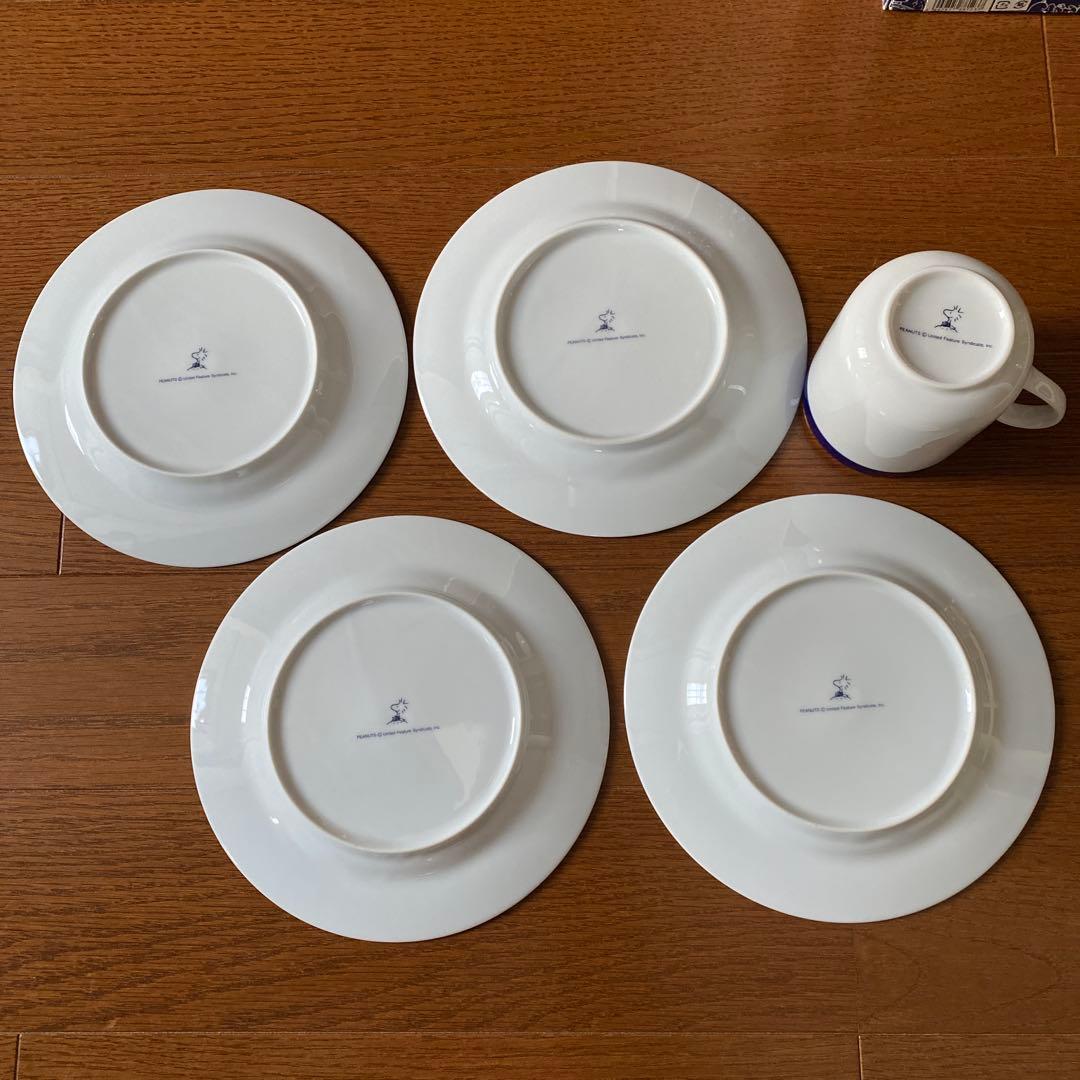 スヌーピー カップ　マグ　プレート　スプーン　セット　カトラリーセット　レトロ