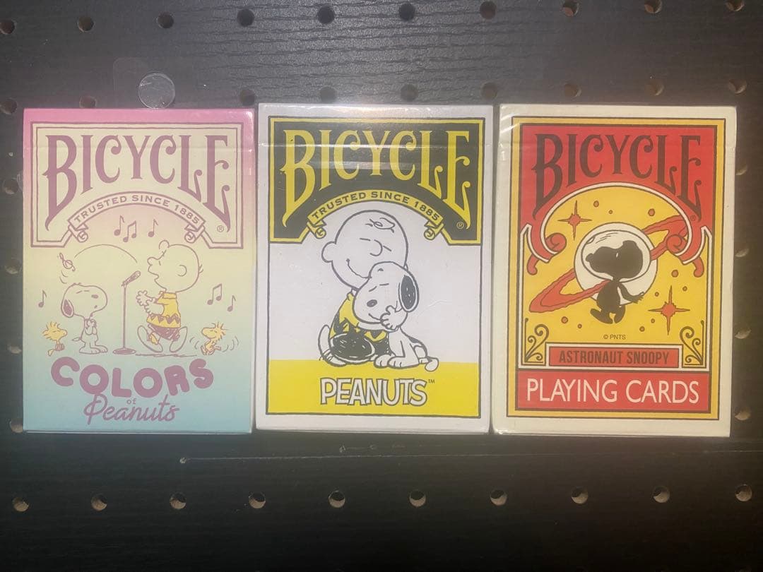 【希少】Bicycle バイシクルPeanuts スヌーピー3セット【入手困難】