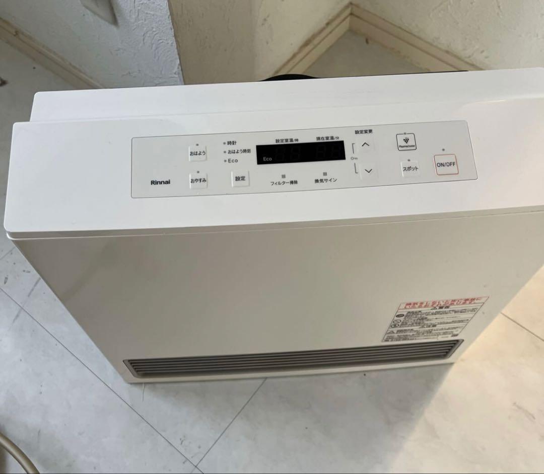 22年　リンナイ　ガスファンヒーター　RC U5801 PE-WH 美品