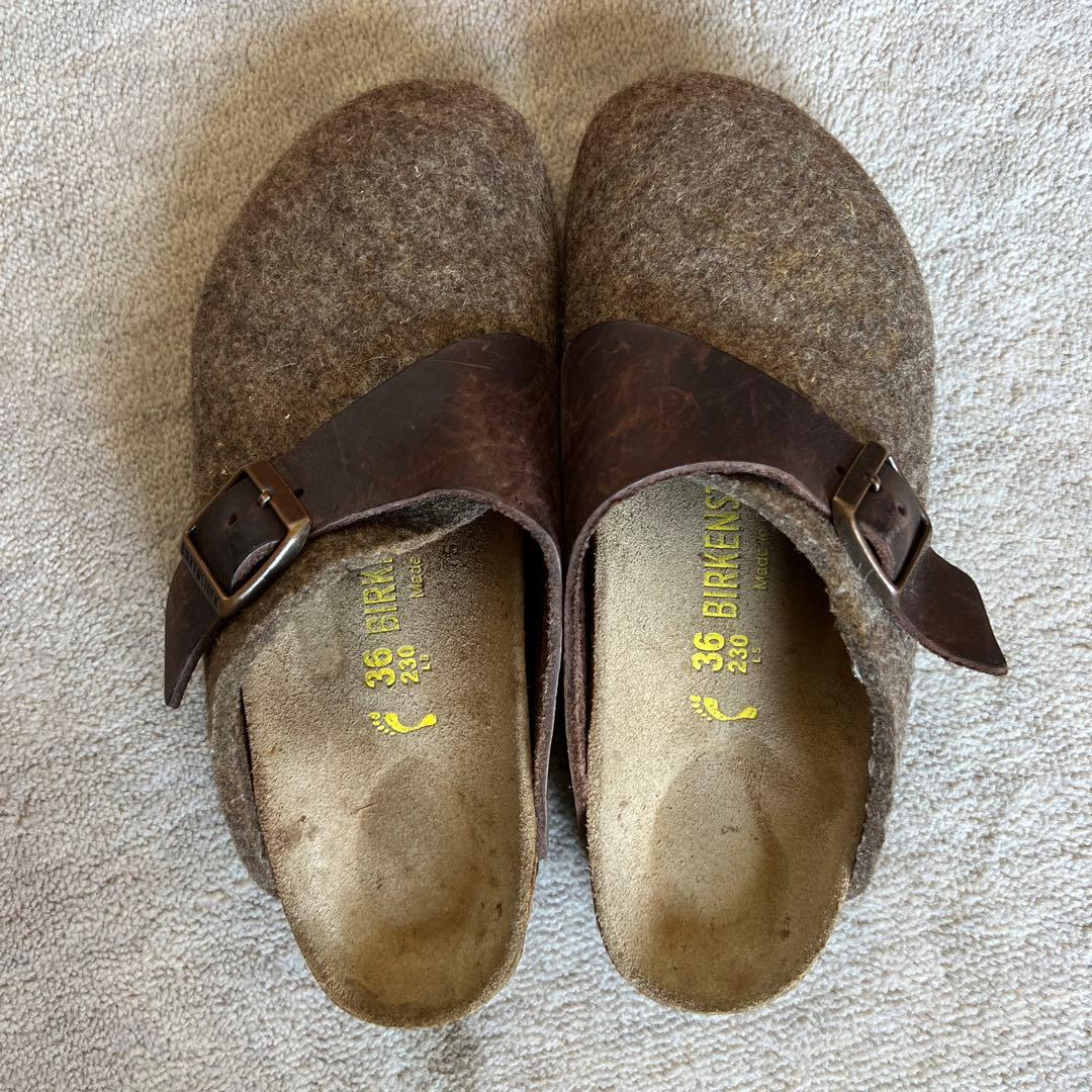 Birkenstock ブラウン サボサンダル 36