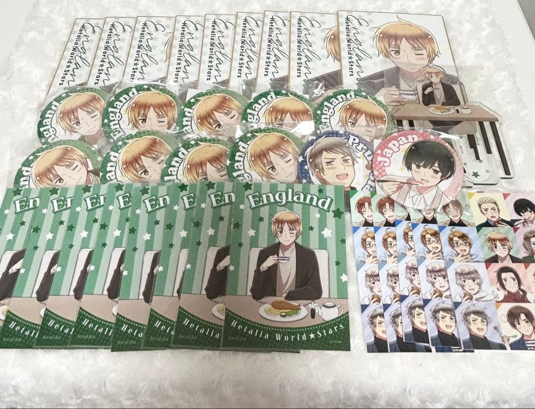 ヘタリア オンラインくじ いっしょにごはん イギリス 日本 プロイセン 中国