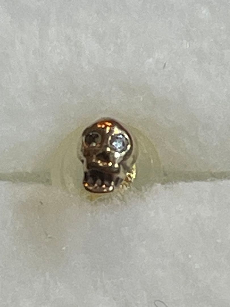 イロンデール hirondelle スカル　ピアス　片耳のみ