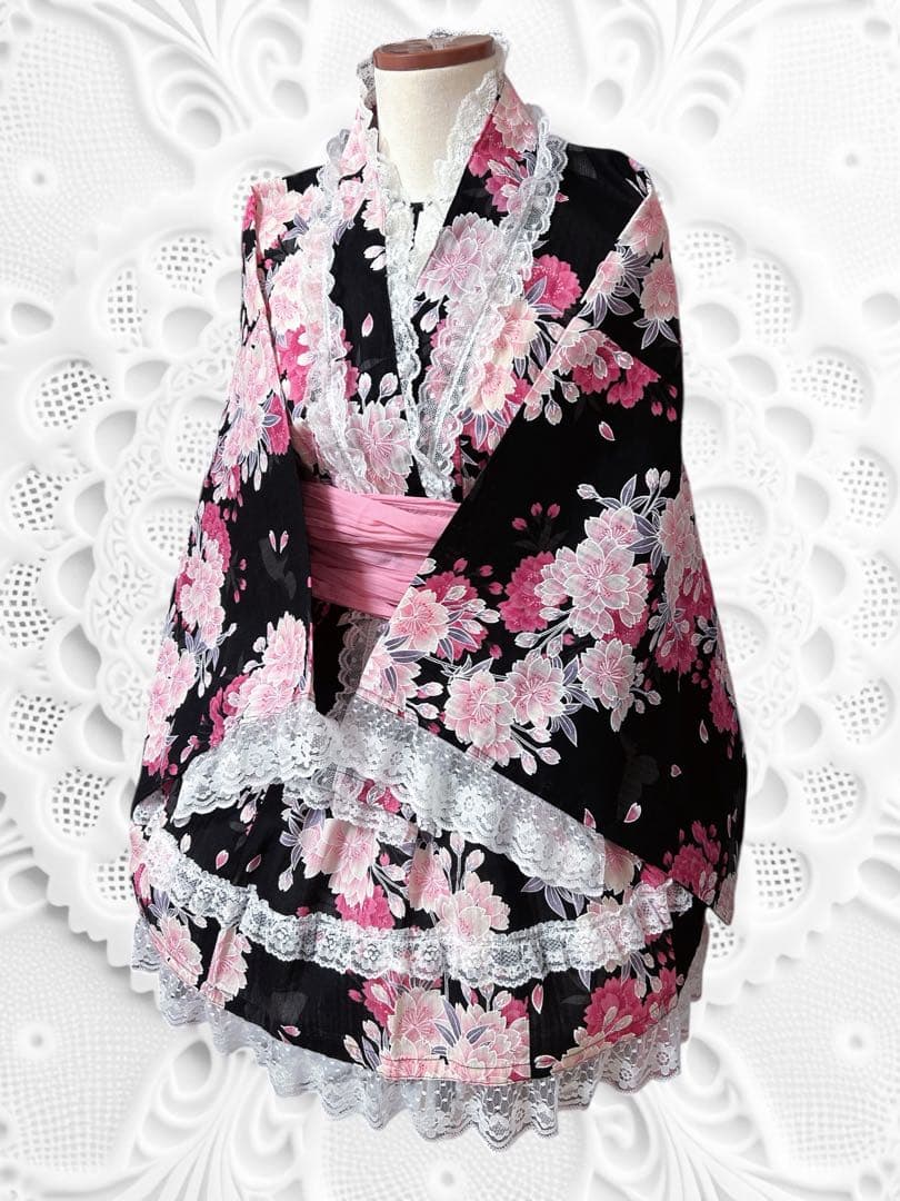 ♡浴衣ドレス No.5♡ 地雷 量産型 ロリィタ