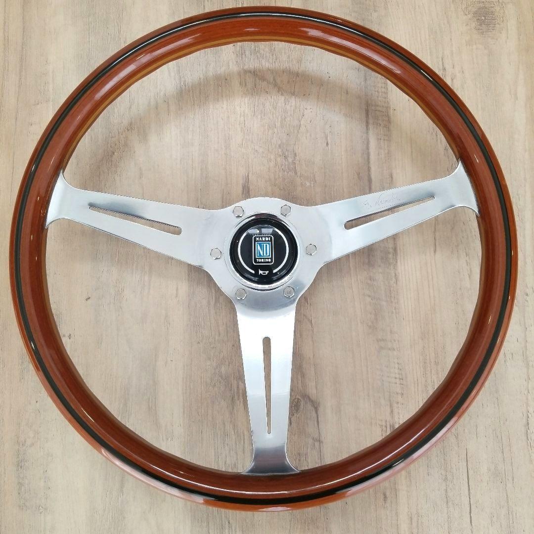 NARDI★ナルディクラシックウッドポリッシュ/ヴィンテージ【当時物】37Φ