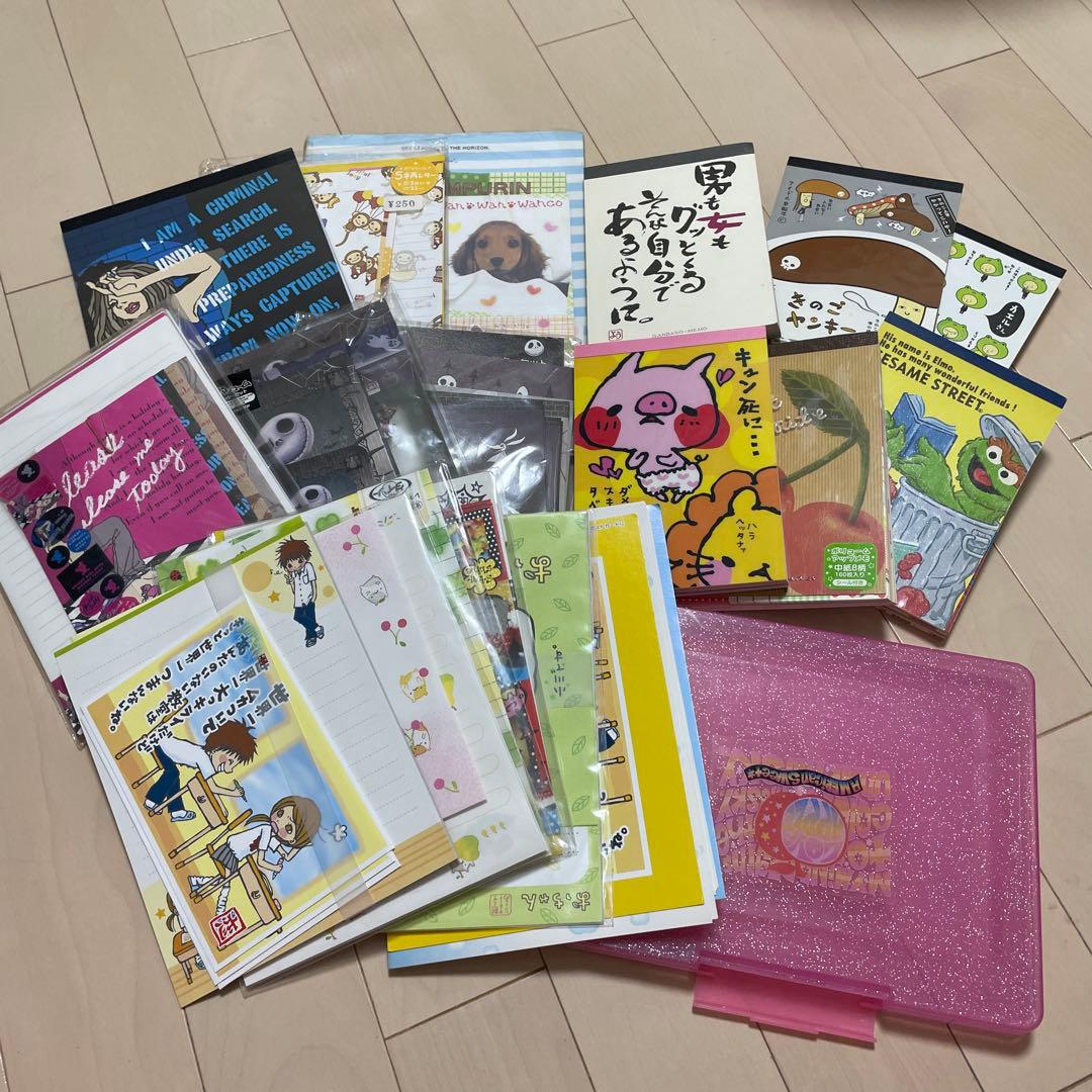 【一点限り】　平成　平成レトロ　メモ帳　雑貨　レターセット　平成ギャル