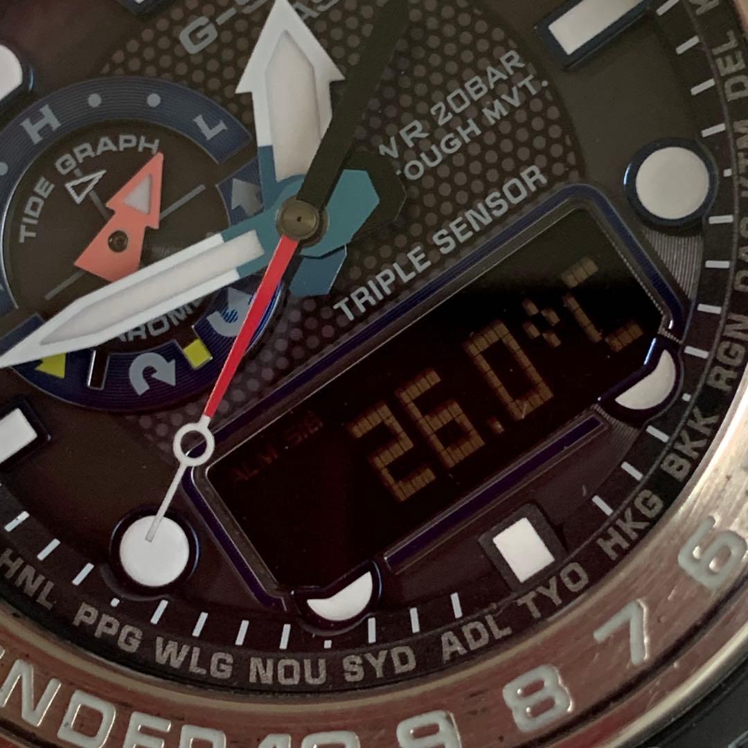 時計 CASIO G-SHOCK GWN-1000B Marine SilverSky