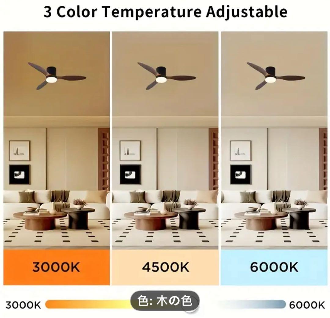 新品 シーリングファンライト 正逆回転 3枚羽根 リモコン付 オールシーズン