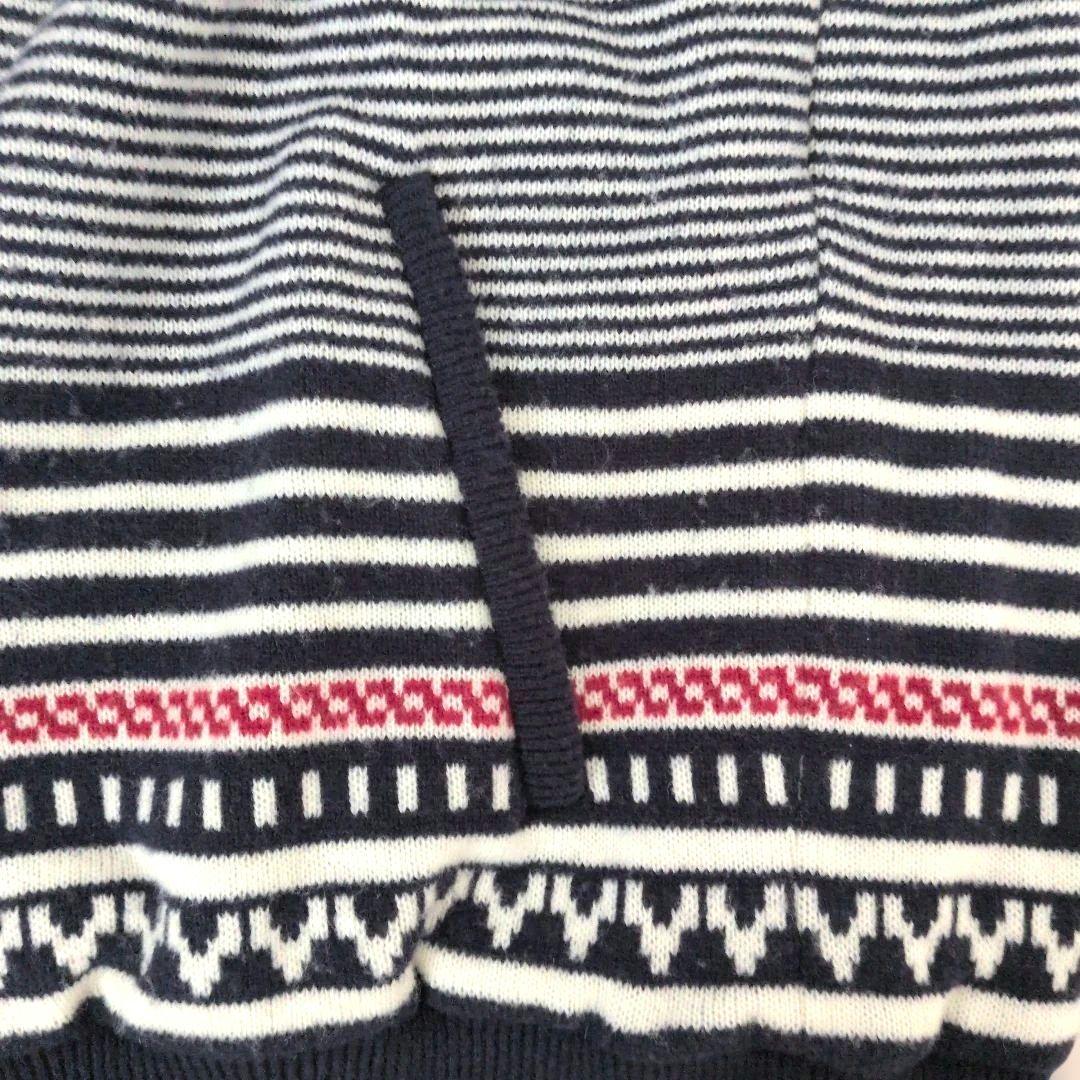 パーリーゲイツ　ニットブルゾン　ニットアウター　サイズ5　PEARLYGATES