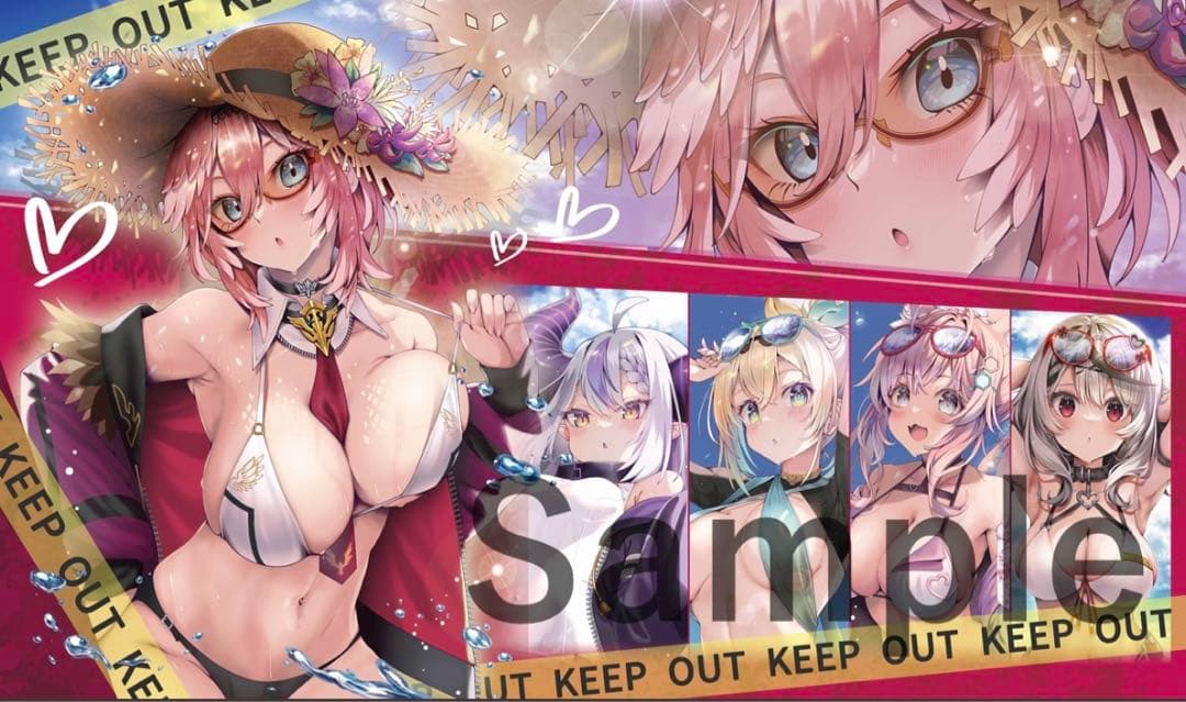 ホロライブ  6期生 水着 秘密結社holox ルイ プレイマット 新品未開封