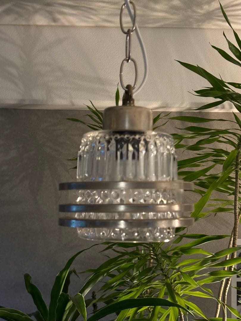 ビンテージガラス照明