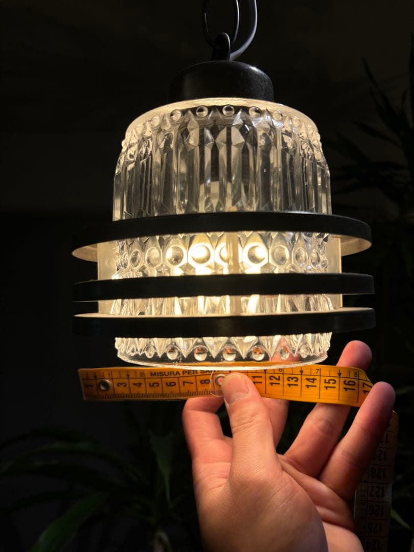 ビンテージガラス照明