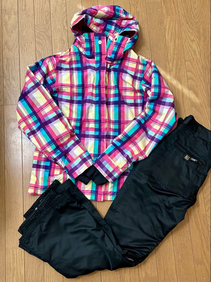 美品✴︎ROXY スノーボードウェア 上下セット Lサイズ レディース