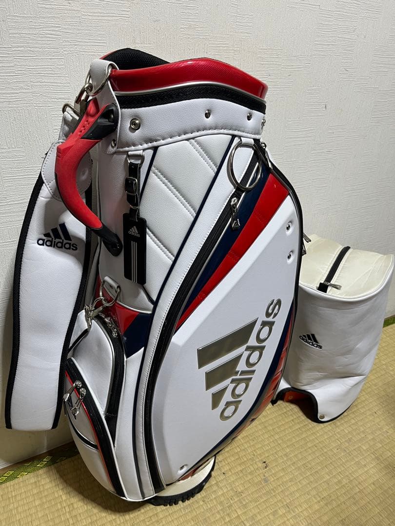 稀少品！ アディダス　adidas キャディーバック　９型　フードカバー付属